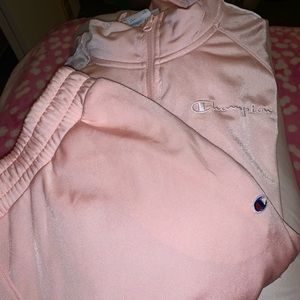 Pink Champion sweatsuit